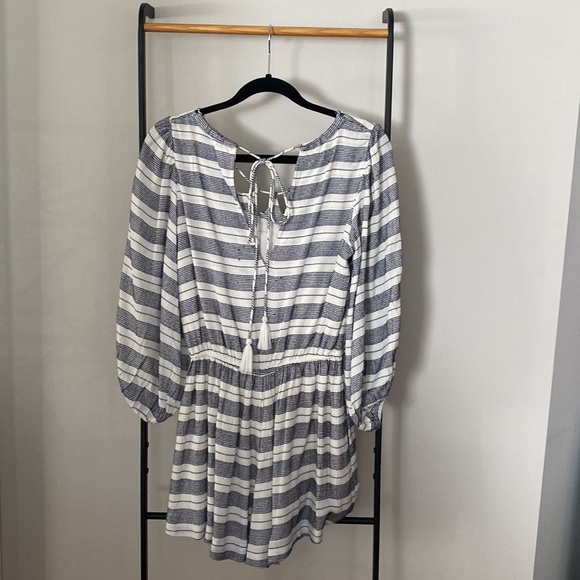 Anthropologie Holding Horses Romper Striped - Picture 2 of 5